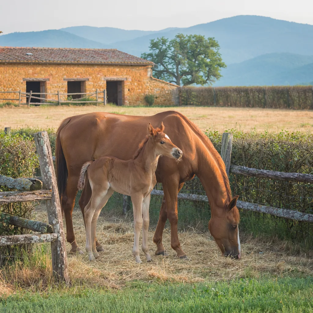 Élevage de chevaux, Le Ranch de Chabrillère, Saint-Andéol-de-Berg