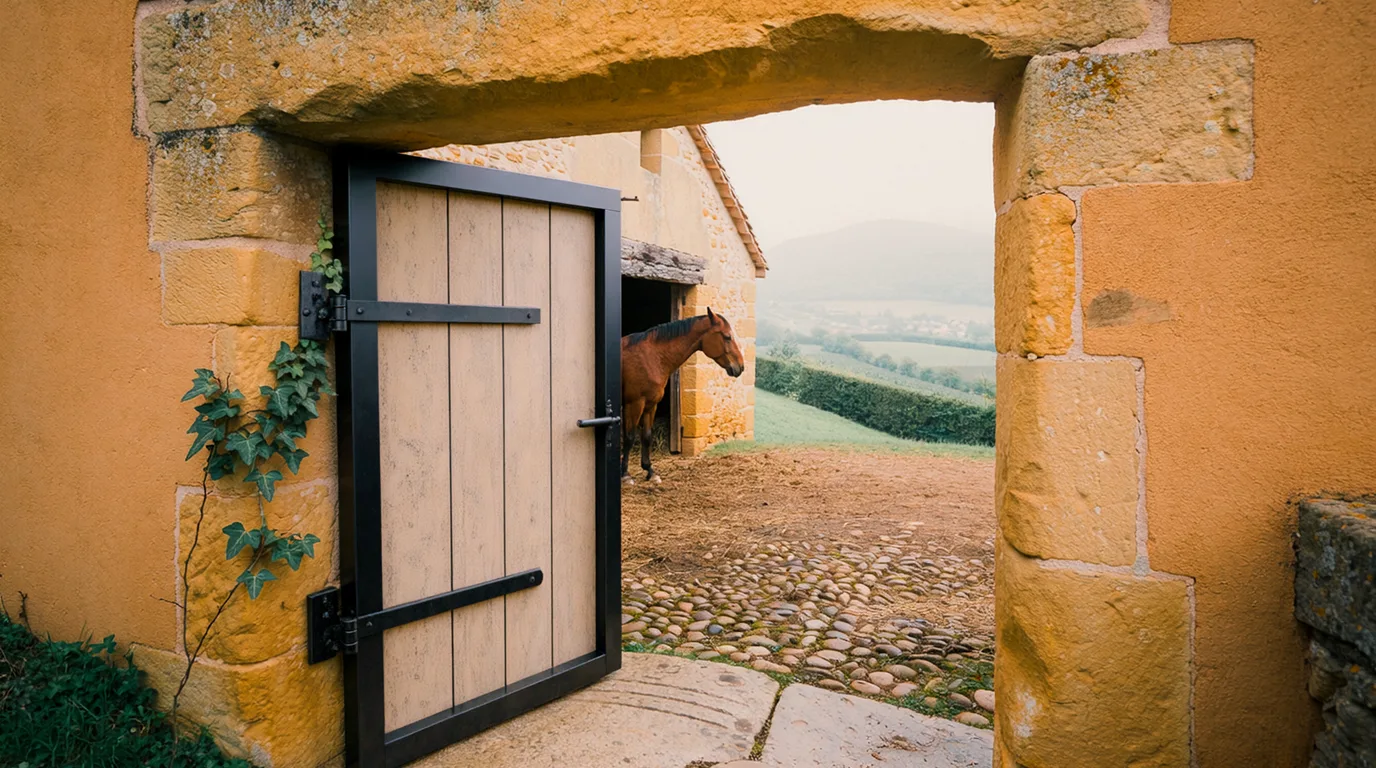 Entrée, Le Ranch de Chabrillère, centre équestre à Saint-Andéol-de-Berg